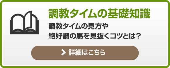 調教タイムの見方や絶好調の馬を見抜くコツとは?